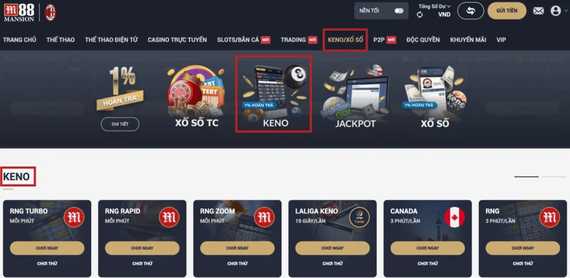 keno m88 - hướng dẫn tham gia chơi keno m88 chi tiết nhất 2 chọn keno m88
