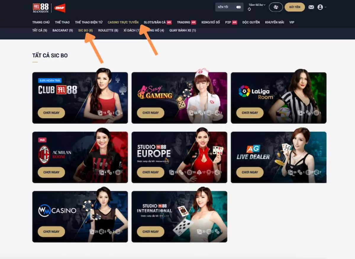 tài xỉu m88 - hướng dẫn chơi tài xỉu trên m88 chuẩn nhất 2 truy cập trang casino m88