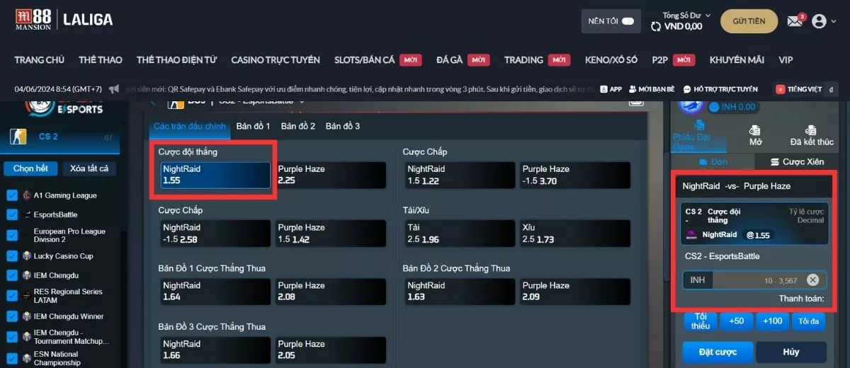 điều phiếu cược cs:go m88