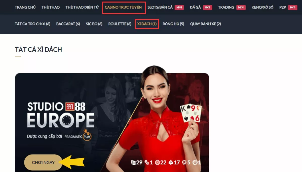 hướng dẫn cách đánh xì dách m88 siêu chuẩn cho dân cược 2 sảnh chơi xì dách m88